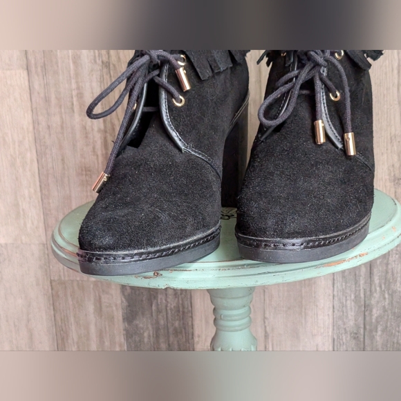 Tory Burch fringe Suede Leather Booties - Picture 9 of 15